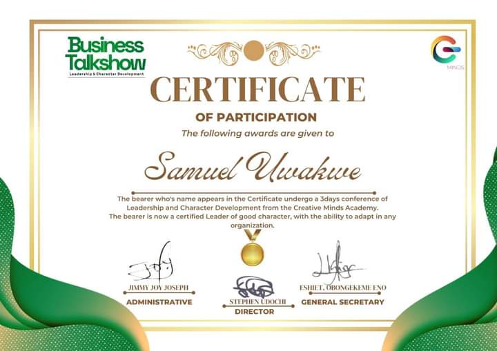 Certificate 7